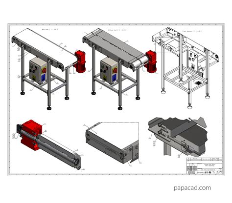 how to draw screw conveyor in autocad|conveyor belt drawing easy.